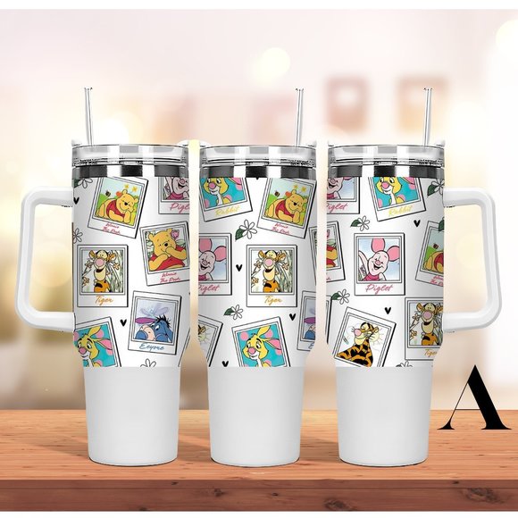 Hand Crafted Other - Disney Winnie the Pooh Beach Surfboard 40 oz Tumbler 40oz cups birthday gifts